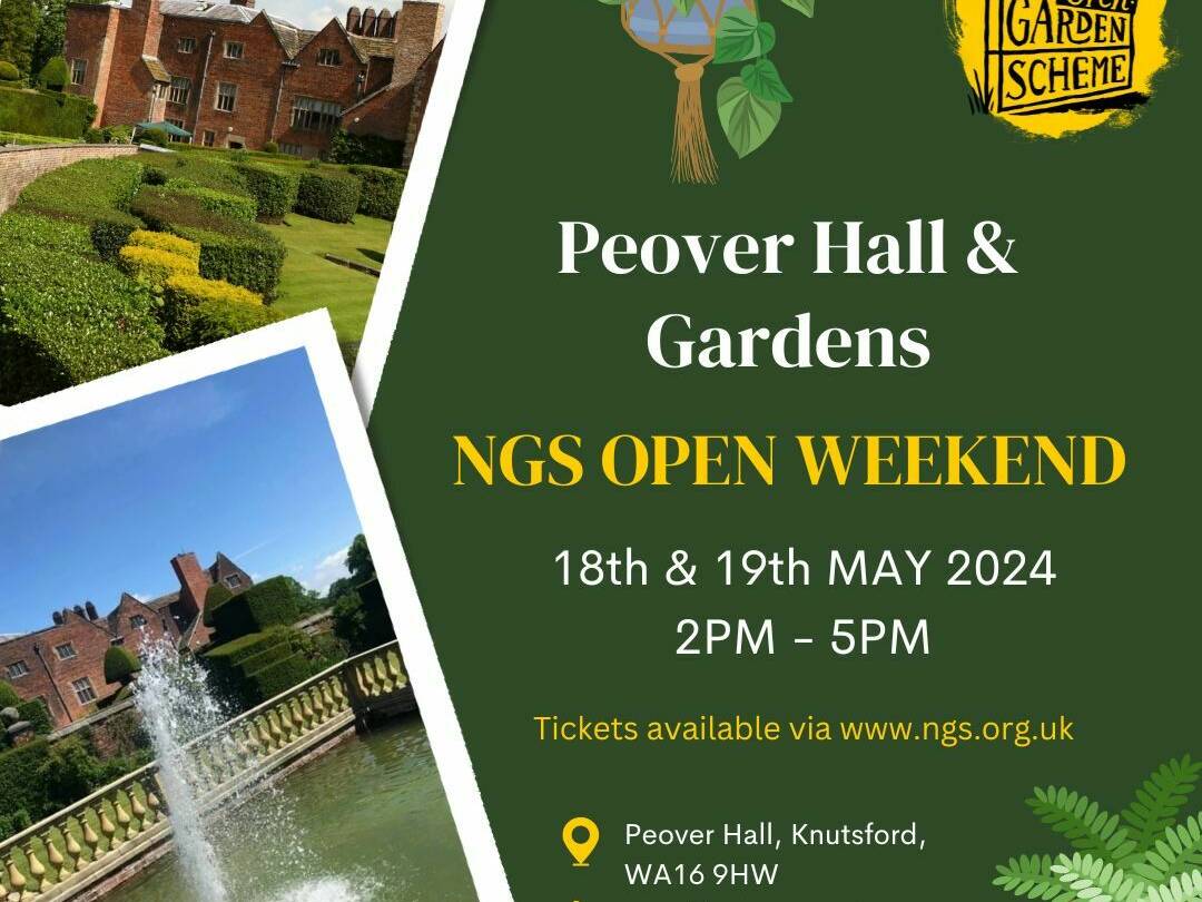 NGS Weekend at Peover Hall & Gardens